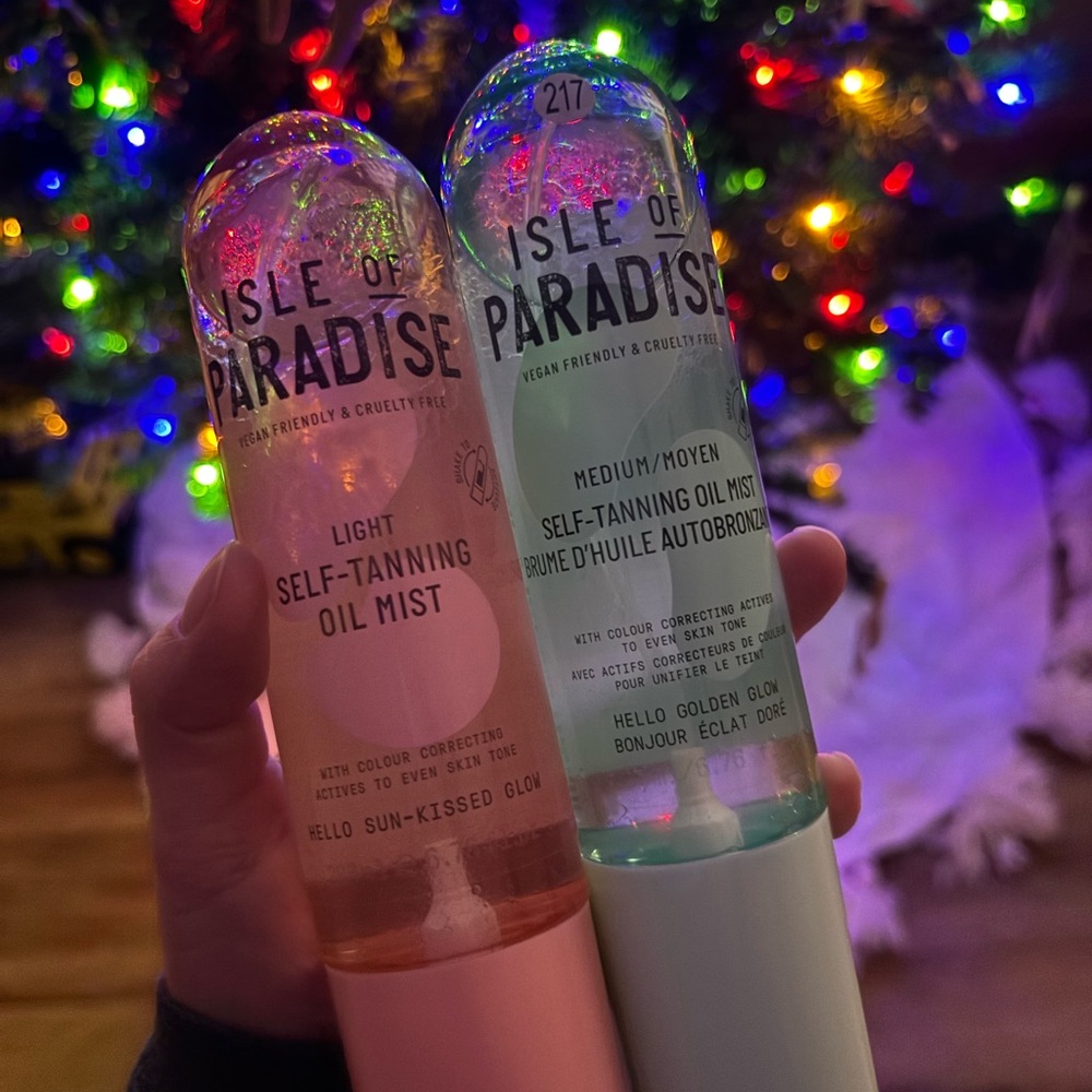 Isle of Paradise Tanning oil x2